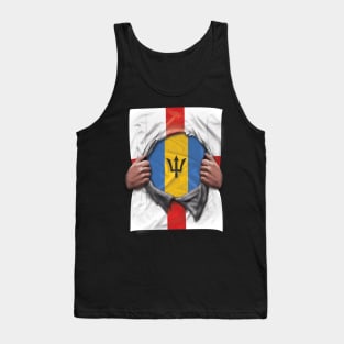 Barbados Flag English Flag Ripped - Gift for Barbadian From Barbados Tank Top